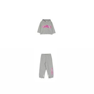 MM6 Maison Martin Margiela Gray and Pink Kids Matching Set